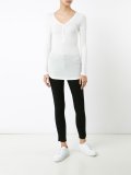 longsleeved buttoned T-shirt