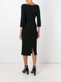 fitted midi dress