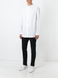 band collar shirt 