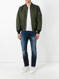 side pocket bomber jacket
