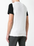 round neck ribbed T-shirt