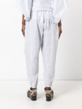striped balloon trousers