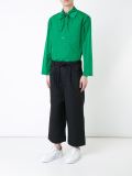 'Crinkle' cropped trousers