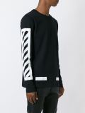 brushed diagonals sweatshirt