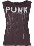 'Punk' sleeveless destroyed shirt