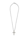 studded cross necklace