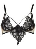floral lace bra