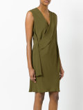 folded trim dress