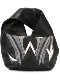 logo print hobo tote