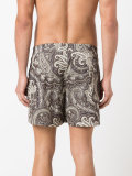 printed swimming shorts