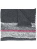 striped detailing scarf