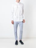 striped fitted trousers