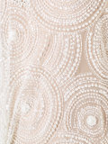 embellished  scallop hem dress