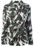 leaf pattern blazer