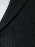 contrast sleeve pinstripe jacket