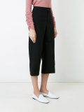 straight cropped trousers 