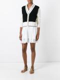 two tone cardigan