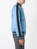 embroidered patch baseball bomber