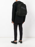logo embroidered backpack