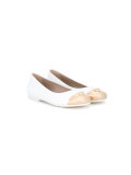 contrast toe ballerinas 