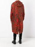 leopard print parka jacket