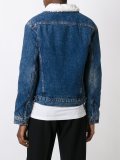 fringed velured cropped jacket