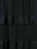 semi sheer layered dress