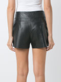 leather shorts