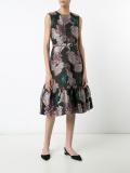 floral jacquard dress 