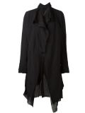 draped coat