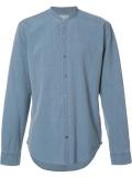 nehru collar denim shirt 