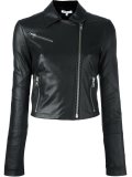 cropped biker jacket