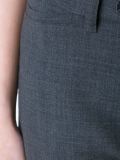drawstring dart knee pants