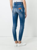 distressed skinny jeans