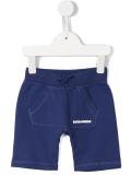 logo print shorts