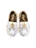 lion print slip-on sneakers