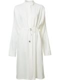 drawstring waistband dress