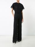 lace flared trousers