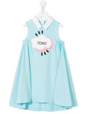 logo print dress