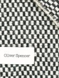 tonal checked scarf