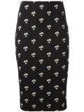 printed pencil skirt 