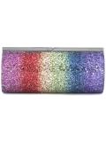 'Trinket' rainbow clutch