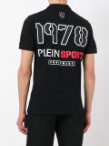 logo print polo shirt