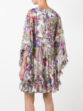 floral print V-neck dress