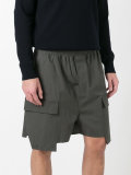 deconstructed cargo shorts