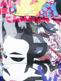 漫画印花羽绒夹克