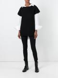 shortsleeved knit top