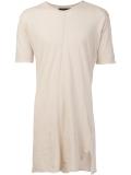 V-neck long T-shirt