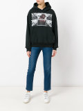 'Strap Heavy' printed hoodie