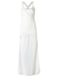 v neck knit dress